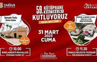 Tarsus Belediyesinden kreş, okuma salonu ve kütüphane