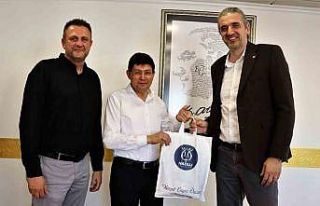 TBF Asbaşkanı Beşok, Başkan Özcan’la bir araya...