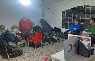 Tekirdağ’da 20 ünite kan toplandı