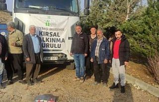 Tepebaşı Belediyesi’nden depremzede üreticiye...