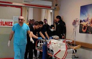 Testerenin bıçağı boynunu kesen işçi ağır...