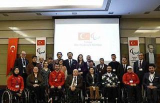 TMPK Paralimpik Sporcu Konseyi üyelerinin tanıtımı...