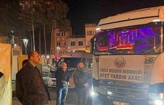 Tosya’dan deprem bölgesine 50 tırlık yardım