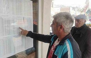 Tunceli’de seçmen listeleri askıya çıktı