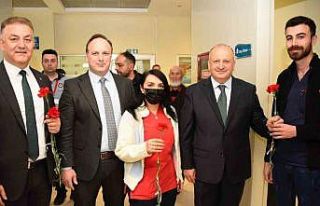 Ünye’de sağlık çalışanlarının bayramı kutlandı