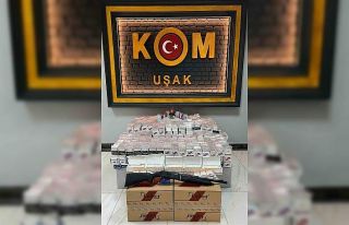 Uşak’ta kaçak tütün operasyonu; binlerce paket...