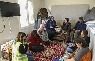 Van ekibi Malatya’da yaraları sarmaya devam ediyor