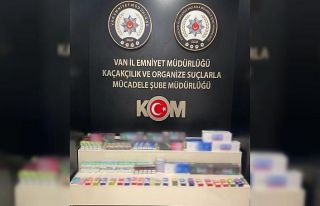 Van’Da gümrük kaçağı malzemeler ele geçirildi