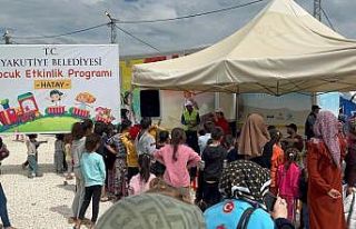Yakutiye Belediyesi’nden Hatay’da ’Çocuk Etkinlik...