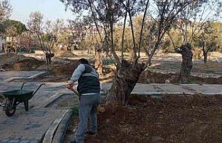 Yeni parklarda peyzaj düzenlemeleri devam ediyor
