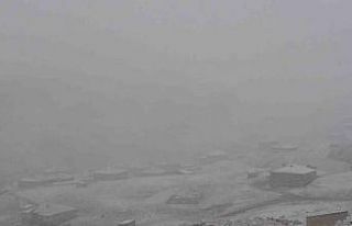 Yüksekova’da kar yağışı ve yoğun sis