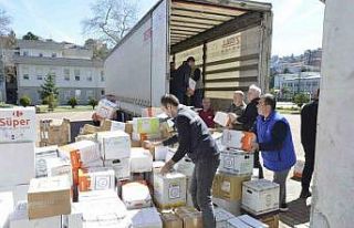 ZBEÜ deprem bölgesine yardım tırı gönderdi
