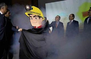 Zonguldak’ın spor maskotu ’Kömürcan’ tanıtıldı