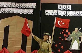 Zonguldak’ta minikler Çanakkale Zaferi’ni andı