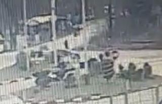 Zonguldak’ta tırın otomobille çarpışma anı...