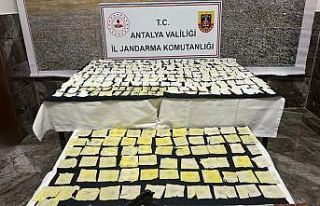 25 milyon değerindeki uyuşturucu jandarmaya takıldı