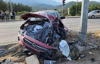 3 günlük aracının motoru metrelerce ilerde bulundu