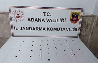 Adana’da 33 parça tarihi eser ele geçirildi