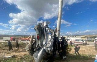 Afyonkarahisar’da kaza 1 öldü, 3 yaralı