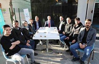 Ağrı Milli Eğitim Müdürü Kökrek, gençlerle...