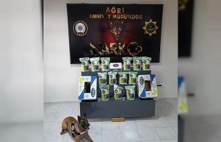 Ağrı’da muz kolisinden uyuşturucu çıktı