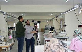 Ahlat’ta üretilen tekstil ürünleri yurt dışı...