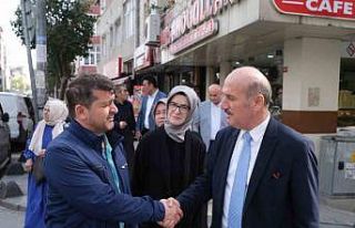 AK Parti adayları, Bağcılar’da sokak sokak seçmeni...