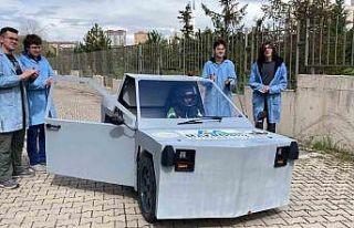 Ankara’da liselilerin ürettiği elektrikli araç...