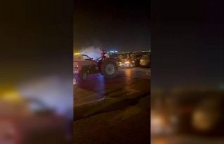 Antalya’da traktörle drift pes dedirtti