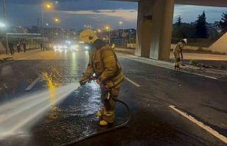 Arnavutköy’de zincirleme kaza: 1 yaralı