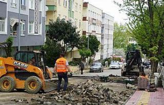 Atakum’da parke yol çalışmaları