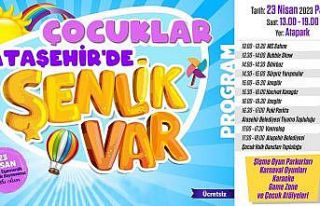 Ataşehir’de çocuklar için 23 Nisan’a özel...