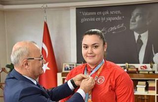 Avrupa Şampiyonu Manisalı judocu altınla ödüllendirildi
