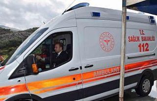 Aydın İl Sağlık Müdürü Şenkul ambulansın...
