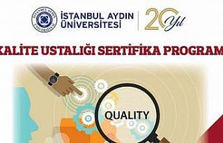 Aydın Üniversitesi kalite yöneticilerini yetiştiriyor