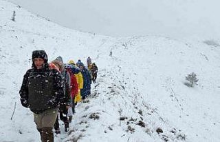 Aynı günde 4 mevsimi yaşadılar