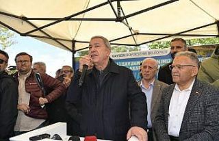 Bakan Akar: "Bu güne kadar problemleri çöze...