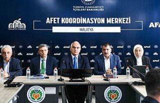 Bakan Ersoy, Malatya’da koordinasyon toplantısına...