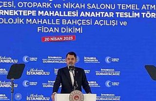 Bakan Kurum: "1.5 milyon konutluk Büyük İstanbul...