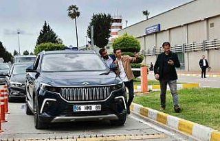 Bakan Nebati, Togg’la Adana’dan Mersin’e hareket...