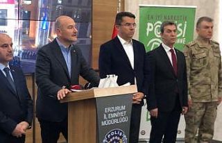 Bakan Soylu, uyuşturucuyla mücadele operasyonlarını...