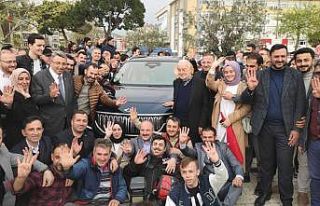 Bakan Varank’a Togg’un başkenti Gemlik’te sevgi...