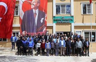 Başkan Arslan, Çameli Belediyesi personeliyle bayramlaştı