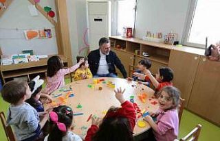 Başkan Sandal’dan anaokullarına ziyaret