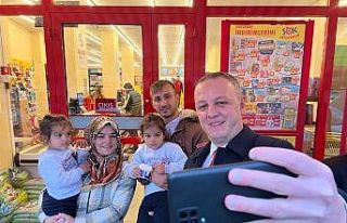 Başkan Selim Alan’a Beycuma’da güler yüzlü...