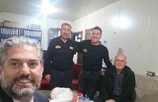 Başkan Suer, itfaiye ekiplerini unutmadı