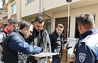 Başkan Yüksel devam eden çalışmaları yerinde...