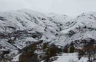 Batman nisan ayının son gününde yağan karla beyaza...