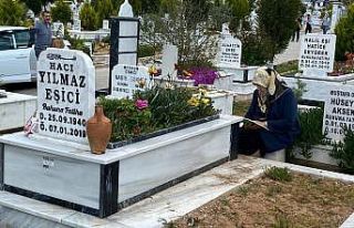 Bayram öncesi Aydın’da mezarlıklar ziyaretçilerle...