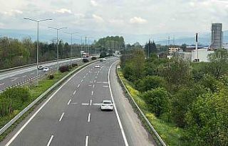 Bayramda otoyol boş kaldı